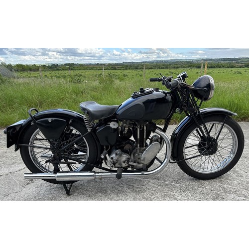1938 AJS Model 38/26 De LuxeRegistration number DSV 197Frame