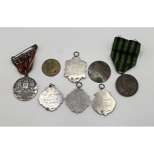 538 - A group of four medals, awarded to Lt John A Tandy, comprising a Military Cross, privately named and... 