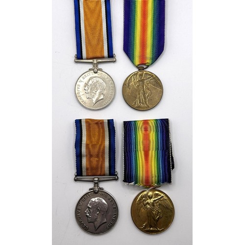 541 - A British War Medal and Victory Medal pair, awarded to 9702 1 AM B H Clarke RAF, and another pair, a... 