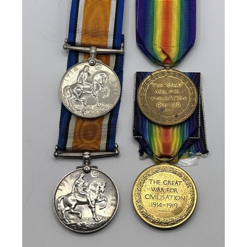 541 - A British War Medal and Victory Medal pair, awarded to 9702 1 AM B H Clarke RAF, and another pair, a... 