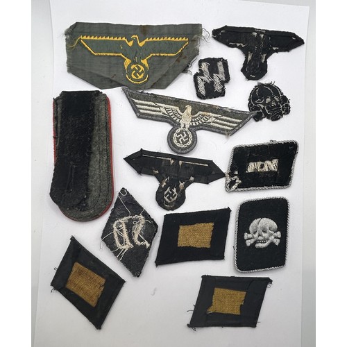 550 - Assorted German Third Reich cloth badges