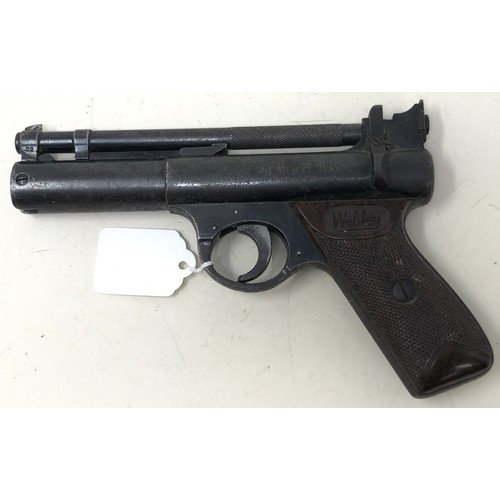 595 - A Webley Senior .22 air pistol