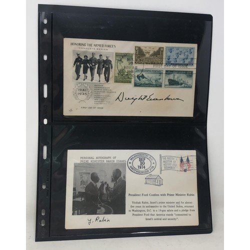 366 - Autographs of Famous People- US ‘Governmental’ Autographs including EISENHOWER, Dwight (... 