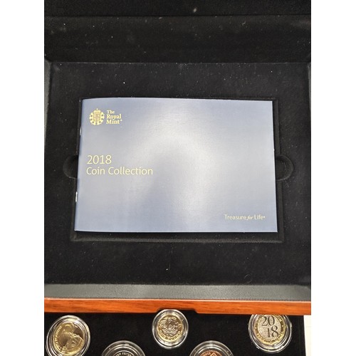 480 - A Royal Mint premium proof coin set, 2018