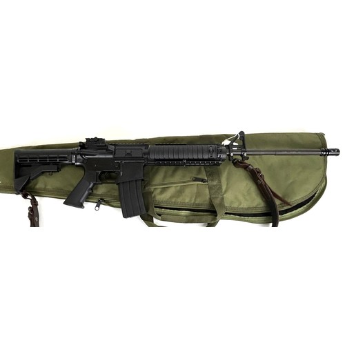 618 - A Colt M4 carbine air rifle, with a soft case