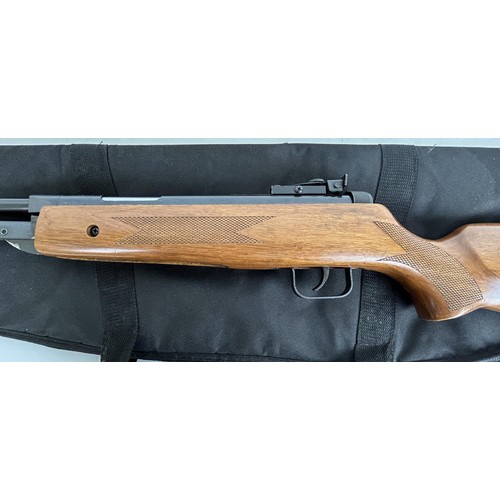 619 - A BAM .22 air rifle, with a soft case