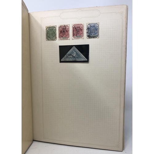 449 - Assorted world stamps, in seven albums (box)