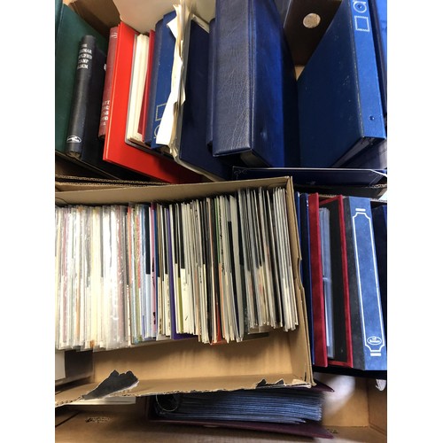 437 - A large quantity of assorted world stamps, loose and in albums, postal history, first day covers, pr... 