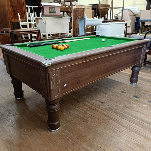 1079 - A pool table, with table tennis panels, a dart board and six cricket stumps (qty)