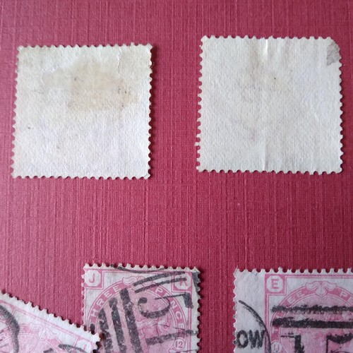 26 - GB 1873 3d pale rose selection use an unused some nice postmarks, Cat. £1500+