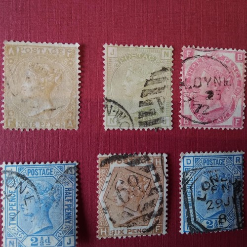 49 - GB selection of early Victorian used including 9d straw