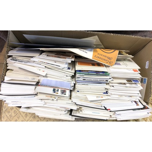 454 - A quantity of stamps and first day covers (3 boxes)