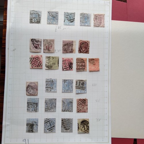 91 - GB early selection of used, some good postmarks