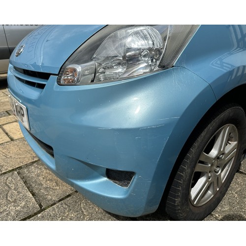 800 - On instructions of the executors: A 2008 Daihatsu Sirion hatchback 1.3 SE five door motor car, autom... 