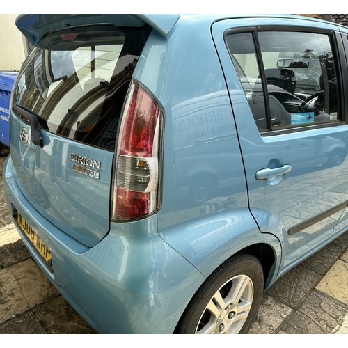 800 - On instructions of the executors: A 2008 Daihatsu Sirion hatchback 1.3 SE five door motor car, autom... 