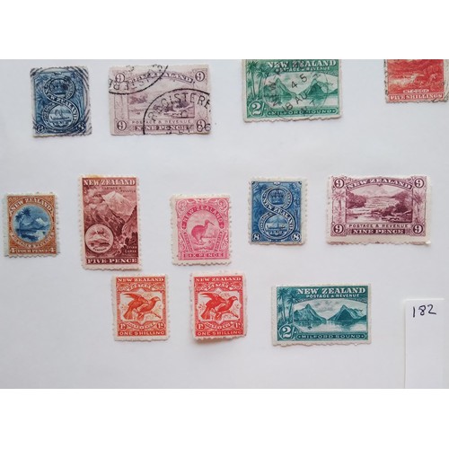 182 - New Zealand mixed selection of unused and used, nice lot