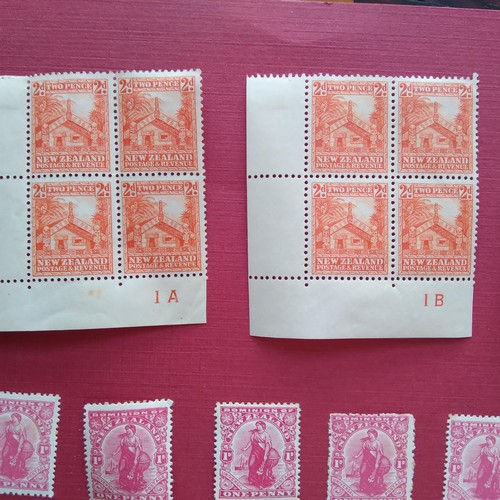 184 - New Zealand good early unused selection including blocks