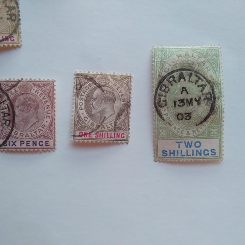 215 - Gibraltar mixed dates used and unused