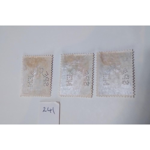 241 - St Vincent 1937 high value specimens, good gum