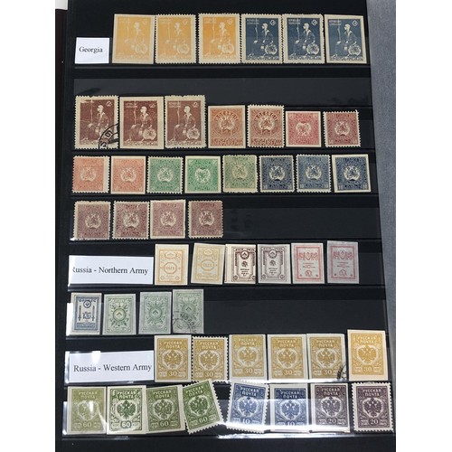 441 - A collection of world stamps, including Paraguay, Spanish Colony Cuba and others, in albums and loos... 