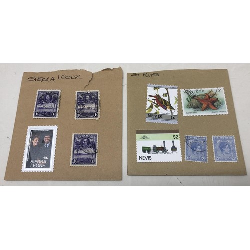 447 - Assorted stamps (box)