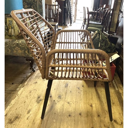 1097 - A pair of 20th century garden chairs (2)