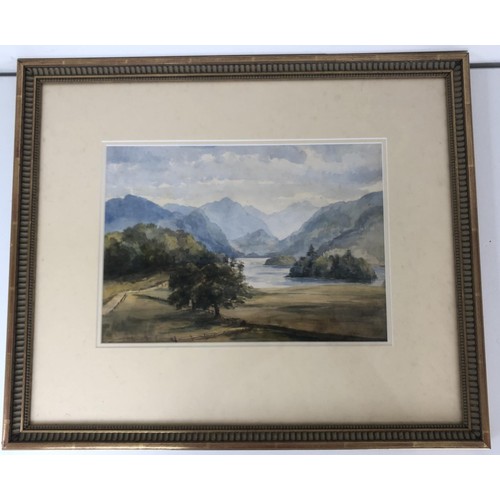 966A - James Edward Grace, landscape, watercolour, signed, 17 x 21 cm, landscape, watercolour, 17 x 23 cm, ... 