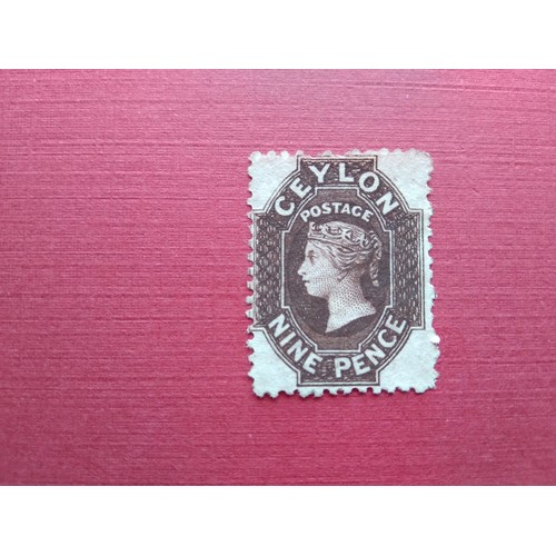 292 - Ceylon selection of unused and used 9d