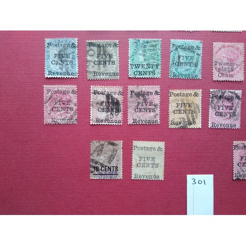 292B - Ceylon good unused and used selection of over prints, high catalogue value