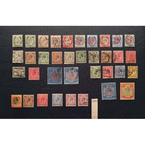 293E - Malta good selection of used and unused IMC high values