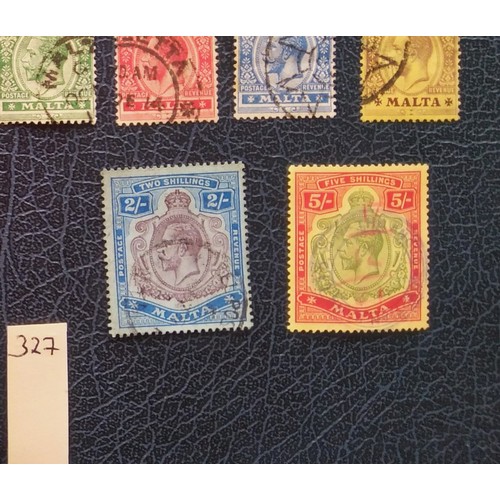 293E - Malta good selection of used and unused IMC high values