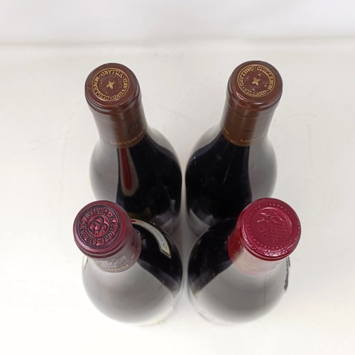 1229 - Two bottles of Chateauneuf-Du-Pape, 2017, a bottle of Chateauneau-Du-Pape, 2019, and a bottle of Cot... 