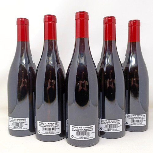 1235 - Five bottles of Nuits-St-Georges, Marchard de Gramont 2018 (5)