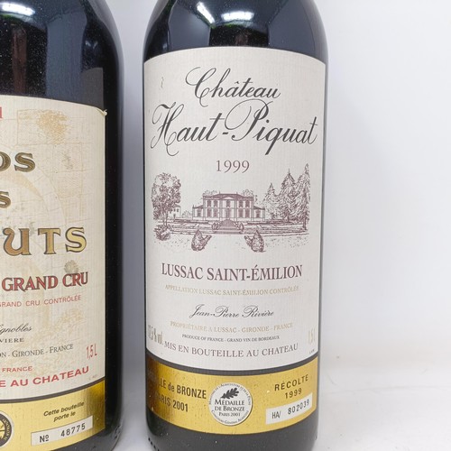 1240 - A magnum of Clos des Menuts Saint-Emilion Grand Cru, 2001, and a magnum of Chateau Haut Piquat, Luss... 