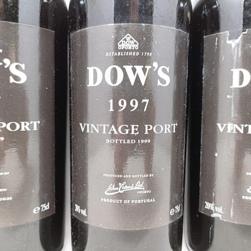 1243 - Three bottles of Dow's vintage port, 1997 (3)