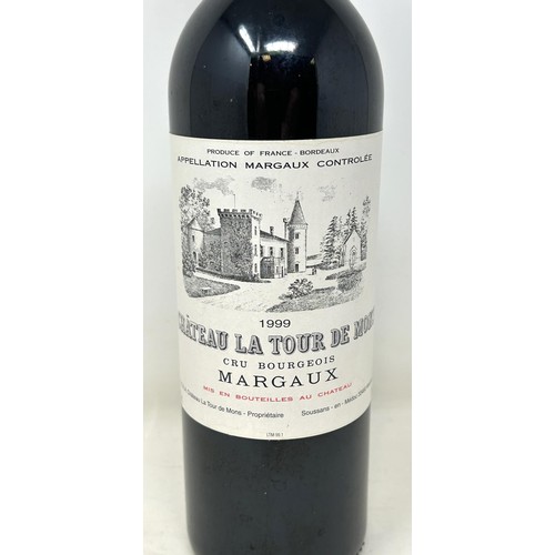 1322 - A bottle of Chateau La Tour de Mons, Margaux, 1999