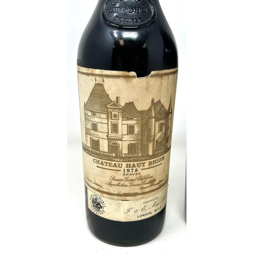 1323 - Two bottles of Chateau Haut Brion, 1978 (2)