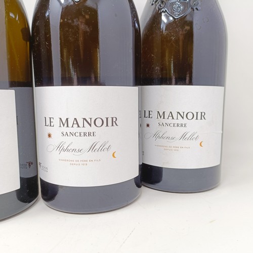 1256 - Four bottles of Le Manior Sancerre, 2022, and two other bottles (6)