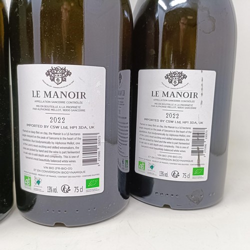 1256 - Four bottles of Le Manior Sancerre, 2022, and two other bottles (6)