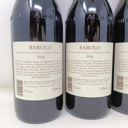 1260 - Four bottles of Lagarbiana Barolo, 2016 (4)