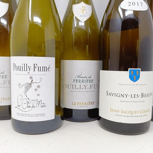 1263 - A bottle of Pouilly-Fume, 2018, another, 2019, and three other bottles (5)