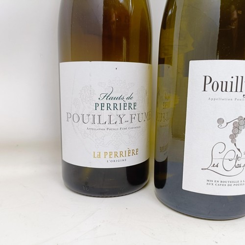 1263 - A bottle of Pouilly-Fume, 2018, another, 2019, and three other bottles (5)