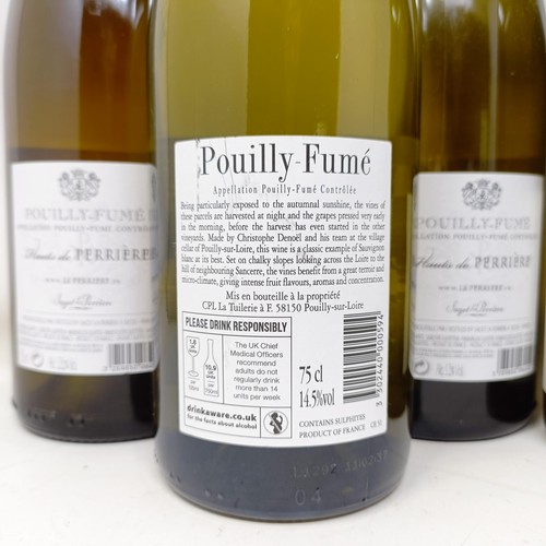 1263 - A bottle of Pouilly-Fume, 2018, another, 2019, and three other bottles (5)