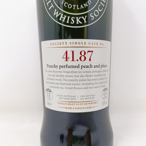 1272 - A bottle of The Scotch Malt Whisky Society whisky, Punchy perfumed peach and plumb