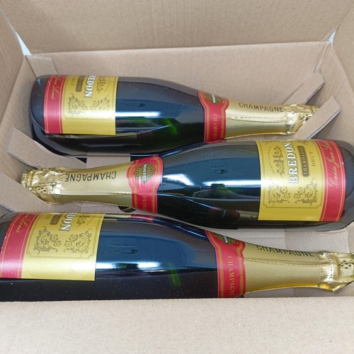 1283 - Six bottles of Bredon Champagne (6)