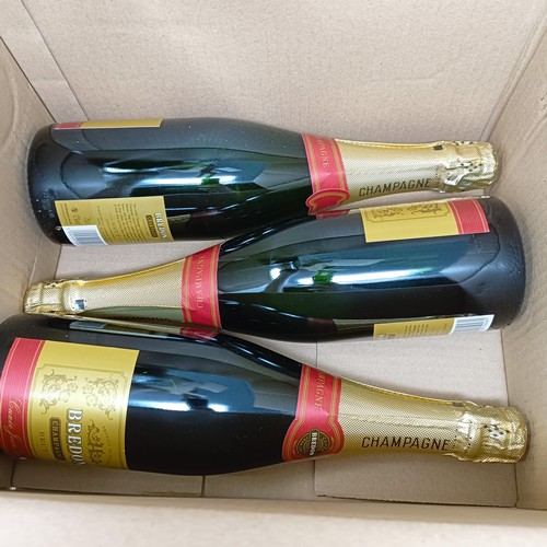 1283 - Six bottles of Bredon Champagne (6)