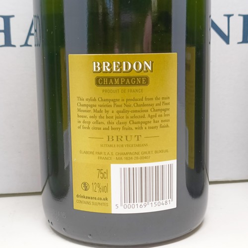 1283 - Six bottles of Bredon Champagne (6)