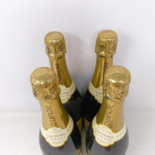 1284 - Four bottles of Laytons champagne (4)