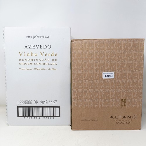 1291 - Six bottles of Altano, 2019, and six bottles of Azevedo, Vinho Verde, 2019 (12)