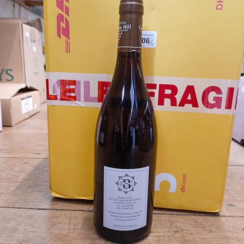 1306 - Six bottles of Bourgogne Aligote, Francois Carillon, 2018 (6)